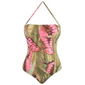 Alga Marinha Butterflies and Snakes One Piece NWT!